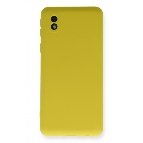 Newface Samsung Galaxy A01 Core Kılıf Nano içi Kadife Silikon - Sarı Newface Samsung Galaxy A01 Core Kılıf Nano içi Kadife Silikon - Sarı