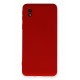 Newface Samsung Galaxy A01 Core Kılıf Nano içi Kadife Silikon - Kırmızı Newface Samsung Galaxy A01 Core Kılıf Nano içi Kadife Silikon - Kırmızı