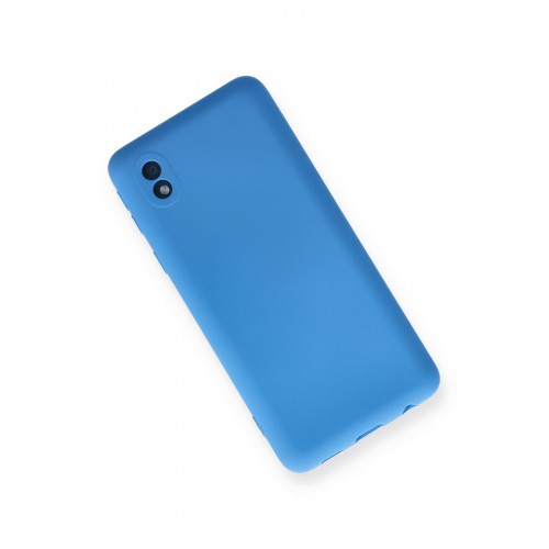 Newface Samsung Galaxy A01 Core Kılıf Nano içi Kadife Silikon - Mavi Newface Samsung Galaxy A01 Core Kılıf Nano içi Kadife Silikon - Mavi