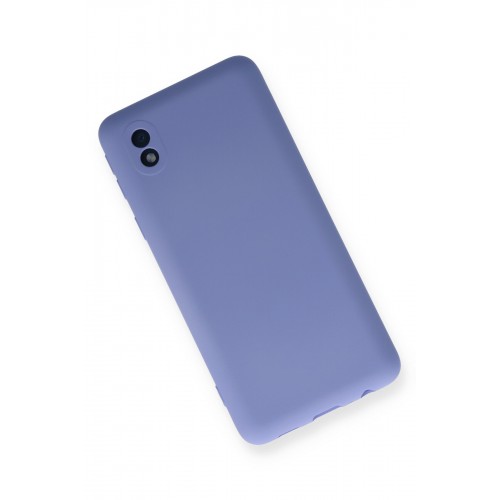 Newface Samsung Galaxy A01 Core Kılıf Nano içi Kadife Silikon - Lila Newface Samsung Galaxy A01 Core Kılıf Nano içi Kadife Silikon - Lila