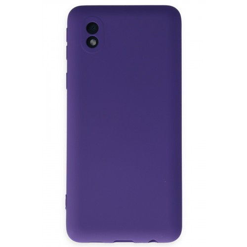 Newface Samsung Galaxy A01 Core Kılıf Nano içi Kadife Silikon - Mor Newface Samsung Galaxy A01 Core Kılıf Nano içi Kadife Silikon - Mor