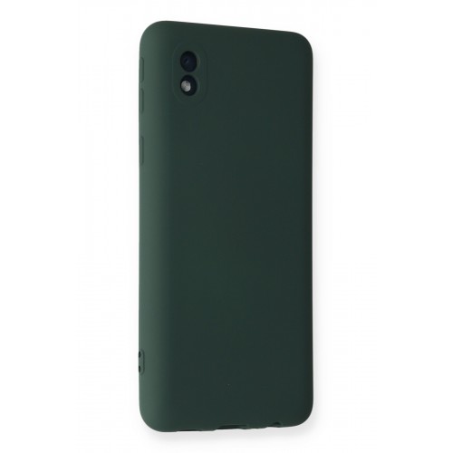 Newface Samsung Galaxy A01 Core Kılıf Nano içi Kadife Silikon - Koyu Yeşil Newface Samsung Galaxy A01 Core Kılıf Nano içi Kadife Silikon - Koyu Yeşil