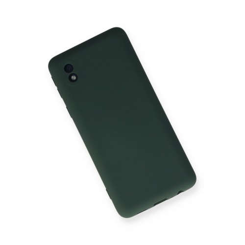 Newface Samsung Galaxy A01 Core Kılıf Nano içi Kadife Silikon - Koyu Yeşil Newface Samsung Galaxy A01 Core Kılıf Nano içi Kadife Silikon - Koyu Yeşil