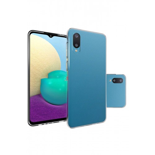 Newface Samsung Galaxy A02 Kılıf Lüx Şeffaf Silikon Newface Samsung Galaxy A02 Kılıf Lüx Şeffaf Silikon