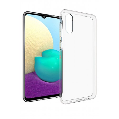 Newface Samsung Galaxy A02 Kılıf Lüx Şeffaf Silikon Newface Samsung Galaxy A02 Kılıf Lüx Şeffaf Silikon