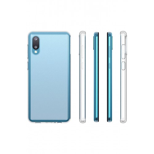 Newface Samsung Galaxy A02 Kılıf Lüx Şeffaf Silikon Newface Samsung Galaxy A02 Kılıf Lüx Şeffaf Silikon