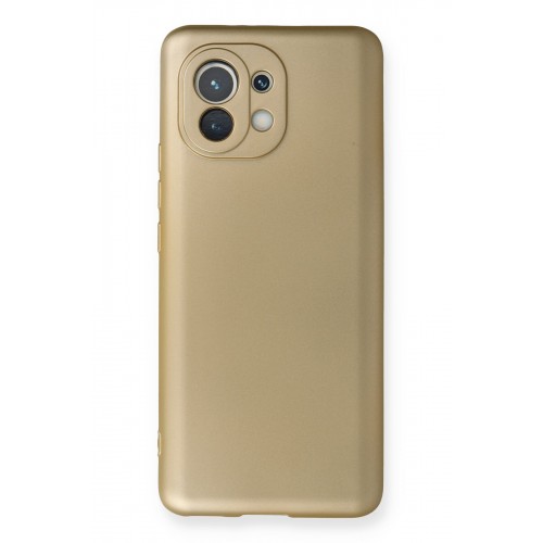 Newface Xiaomi Mi 11 Kılıf Premium Rubber Silikon - Gold Newface Xiaomi Mi 11 Kılıf Premium Rubber Silikon - Gold