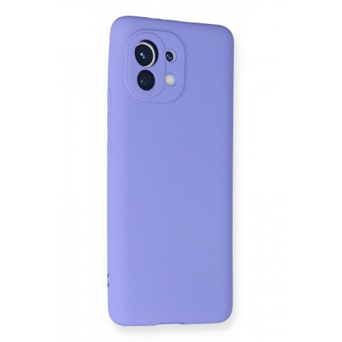 Newface Xiaomi Mi 11 Kılıf Premium Rubber Silikon - Lila Newface Xiaomi Mi 11 Kılıf Premium Rubber Silikon - Lila