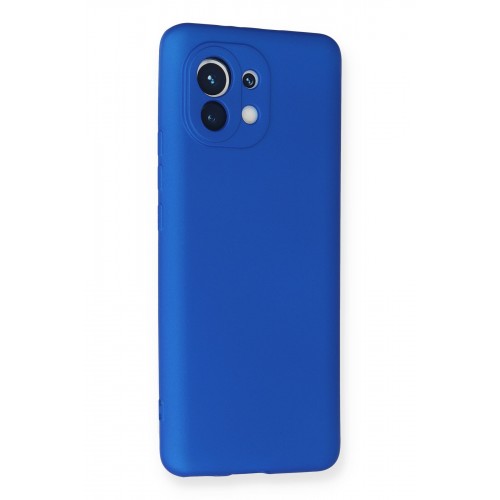 Newface Xiaomi Mi 11 Kılıf Premium Rubber Silikon - Mavi Newface Xiaomi Mi 11 Kılıf Premium Rubber Silikon - Mavi