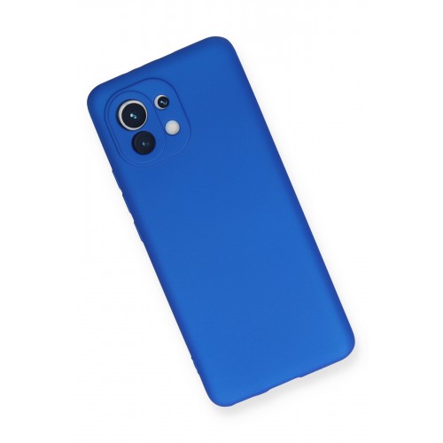 Newface Xiaomi Mi 11 Kılıf Premium Rubber Silikon - Mavi Newface Xiaomi Mi 11 Kılıf Premium Rubber Silikon - Mavi