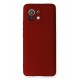 Newface Xiaomi Mi 11 Kılıf Premium Rubber Silikon - Bordo Newface Xiaomi Mi 11 Kılıf Premium Rubber Silikon - Bordo