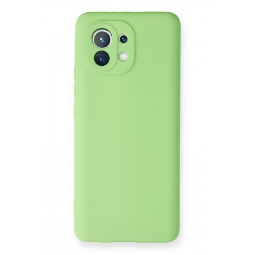 Newface Xiaomi Mi 11 Kılıf Premium Rubber Silikon - Yeşil Newface Xiaomi Mi 11 Kılıf Premium Rubber Silikon - Yeşil