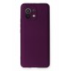 Newface Xiaomi Mi 11 Kılıf Premium Rubber Silikon - Mürdüm Newface Xiaomi Mi 11 Kılıf Premium Rubber Silikon - Mürdüm