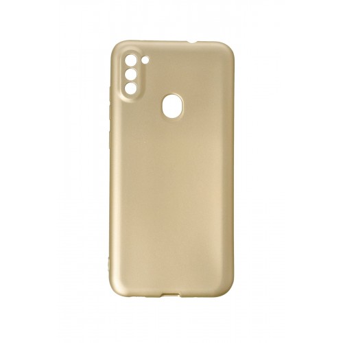 Newface Samsung Galaxy A11 Kılıf Premium Rubber Silikon - Gold Newface Samsung Galaxy A11 Kılıf Premium Rubber Silikon - Gold