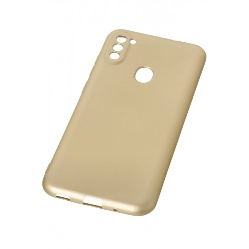 Newface Samsung Galaxy A11 Kılıf Premium Rubber Silikon - Gold Newface Samsung Galaxy A11 Kılıf Premium Rubber Silikon - Gold
