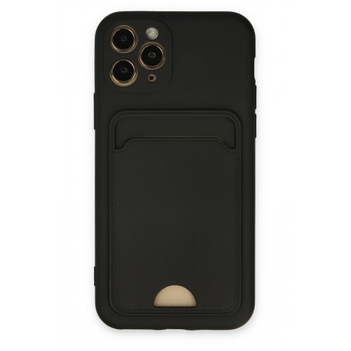 Newface iPhone 11 Pro Kılıf Kelvin Kartvizitli Silikon - Siyah Newface iPhone 11 Pro Kılıf Kelvin Kartvizitli Silikon - Siyah