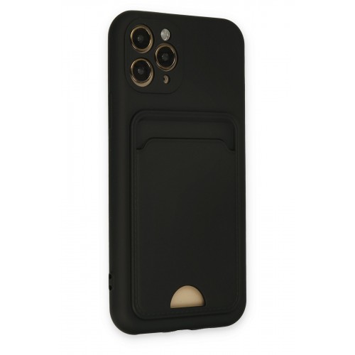 Newface iPhone 11 Pro Kılıf Kelvin Kartvizitli Silikon - Siyah Newface iPhone 11 Pro Kılıf Kelvin Kartvizitli Silikon - Siyah