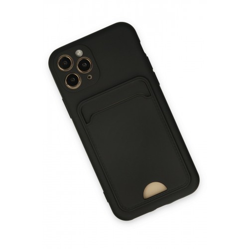 Newface iPhone 11 Pro Kılıf Kelvin Kartvizitli Silikon - Siyah Newface iPhone 11 Pro Kılıf Kelvin Kartvizitli Silikon - Siyah