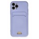 Newface iPhone 11 Pro Kılıf Kelvin Kartvizitli Silikon - Lila Newface iPhone 11 Pro Kılıf Kelvin Kartvizitli Silikon - Lila