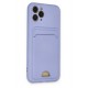 Newface iPhone 11 Pro Kılıf Kelvin Kartvizitli Silikon - Lila Newface iPhone 11 Pro Kılıf Kelvin Kartvizitli Silikon - Lila