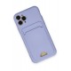 Newface iPhone 11 Pro Kılıf Kelvin Kartvizitli Silikon - Lila Newface iPhone 11 Pro Kılıf Kelvin Kartvizitli Silikon - Lila