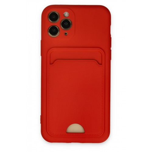 Newface iPhone 11 Pro Kılıf Kelvin Kartvizitli Silikon - Kırmızı Newface iPhone 11 Pro Kılıf Kelvin Kartvizitli Silikon - Kırmızı