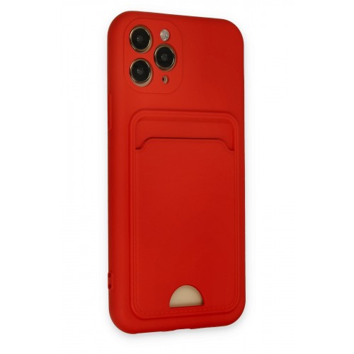 Newface iPhone 11 Pro Kılıf Kelvin Kartvizitli Silikon - Kırmızı Newface iPhone 11 Pro Kılıf Kelvin Kartvizitli Silikon - Kırmızı