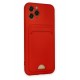 Newface iPhone 11 Pro Kılıf Kelvin Kartvizitli Silikon - Kırmızı Newface iPhone 11 Pro Kılıf Kelvin Kartvizitli Silikon - Kırmızı