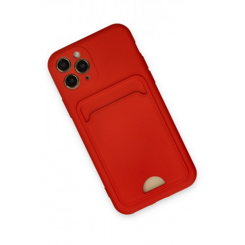 Newface iPhone 11 Pro Kılıf Kelvin Kartvizitli Silikon - Kırmızı Newface iPhone 11 Pro Kılıf Kelvin Kartvizitli Silikon - Kırmızı