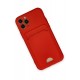 Newface iPhone 11 Pro Kılıf Kelvin Kartvizitli Silikon - Kırmızı Newface iPhone 11 Pro Kılıf Kelvin Kartvizitli Silikon - Kırmızı