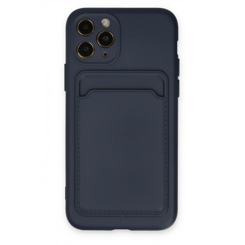 Newface iPhone 11 Pro Kılıf Kelvin Kartvizitli Silikon - Lacivert Newface iPhone 11 Pro Kılıf Kelvin Kartvizitli Silikon - Lacivert