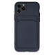 Newface iPhone 11 Pro Kılıf Kelvin Kartvizitli Silikon - Lacivert Newface iPhone 11 Pro Kılıf Kelvin Kartvizitli Silikon - Lacivert