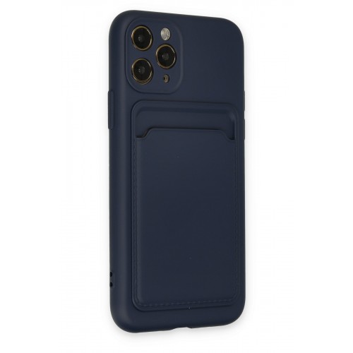 Newface iPhone 11 Pro Kılıf Kelvin Kartvizitli Silikon - Lacivert Newface iPhone 11 Pro Kılıf Kelvin Kartvizitli Silikon - Lacivert