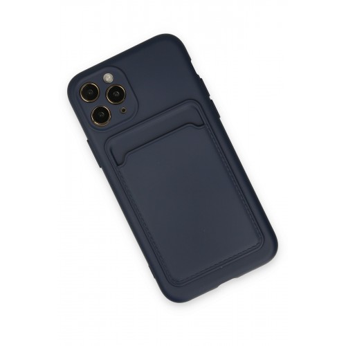 Newface iPhone 11 Pro Kılıf Kelvin Kartvizitli Silikon - Lacivert Newface iPhone 11 Pro Kılıf Kelvin Kartvizitli Silikon - Lacivert