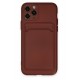 Newface iPhone 11 Pro Kılıf Kelvin Kartvizitli Silikon - Bordo Newface iPhone 11 Pro Kılıf Kelvin Kartvizitli Silikon - Bordo