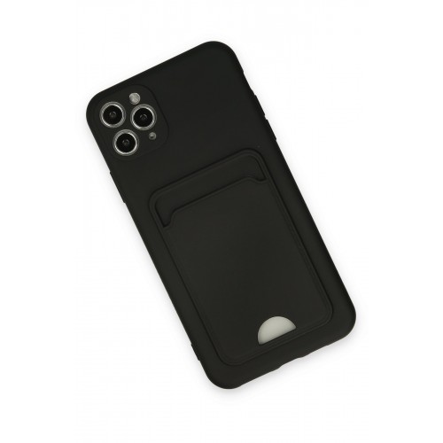 Newface iPhone 11 Pro Max Kılıf Kelvin Kartvizitli Silikon - Siyah Newface iPhone 11 Pro Max Kılıf Kelvin Kartvizitli Silikon - Siyah