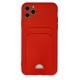Newface iPhone 11 Pro Max Kılıf Kelvin Kartvizitli Silikon - Kırmızı Newface iPhone 11 Pro Max Kılıf Kelvin Kartvizitli Silikon - Kırmızı