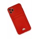 Newface iPhone 11 Pro Max Kılıf Kelvin Kartvizitli Silikon - Kırmızı Newface iPhone 11 Pro Max Kılıf Kelvin Kartvizitli Silikon - Kırmızı