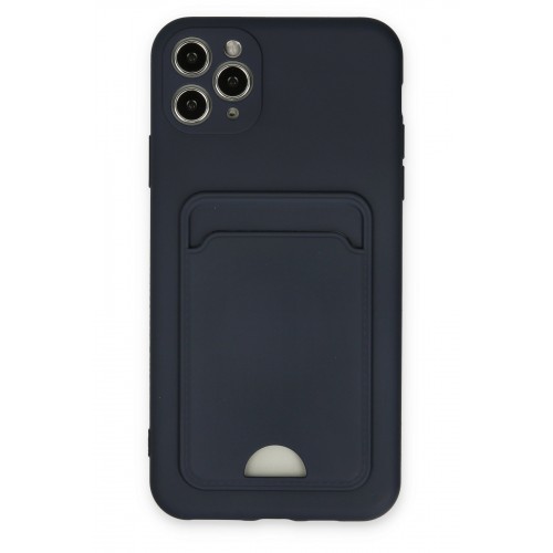 Newface iPhone 11 Pro Max Kılıf Kelvin Kartvizitli Silikon - Lacivert Newface iPhone 11 Pro Max Kılıf Kelvin Kartvizitli Silikon - Lacivert