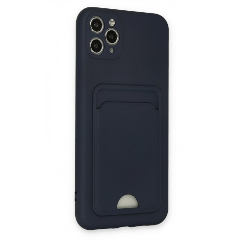 Newface iPhone 11 Pro Max Kılıf Kelvin Kartvizitli Silikon - Lacivert Newface iPhone 11 Pro Max Kılıf Kelvin Kartvizitli Silikon - Lacivert