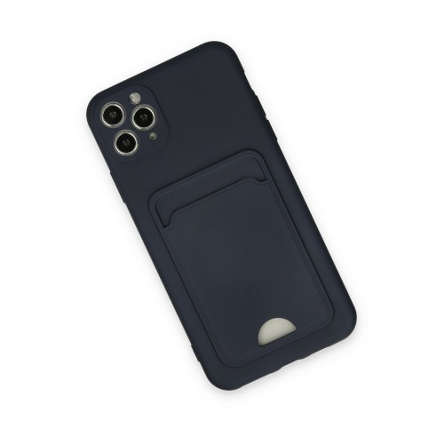 Newface iPhone 11 Pro Max Kılıf Kelvin Kartvizitli Silikon - Lacivert Newface iPhone 11 Pro Max Kılıf Kelvin Kartvizitli Silikon - Lacivert