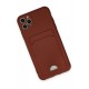 Newface iPhone 11 Pro Max Kılıf Kelvin Kartvizitli Silikon - Bordo Newface iPhone 11 Pro Max Kılıf Kelvin Kartvizitli Silikon - Bordo