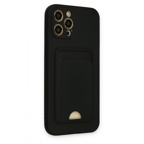 Newface iPhone 12 Pro Max Kılıf Kelvin Kartvizitli Silikon - Siyah Newface iPhone 12 Pro Max Kılıf Kelvin Kartvizitli Silikon - Siyah