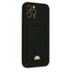 Newface iPhone 12 Pro Max Kılıf Kelvin Kartvizitli Silikon - Siyah Newface iPhone 12 Pro Max Kılıf Kelvin Kartvizitli Silikon - Siyah