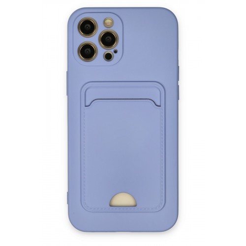 Newface iPhone 12 Pro Max Kılıf Kelvin Kartvizitli Silikon - Lila Newface iPhone 12 Pro Max Kılıf Kelvin Kartvizitli Silikon - Lila