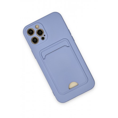 Newface iPhone 12 Pro Max Kılıf Kelvin Kartvizitli Silikon - Lila Newface iPhone 12 Pro Max Kılıf Kelvin Kartvizitli Silikon - Lila