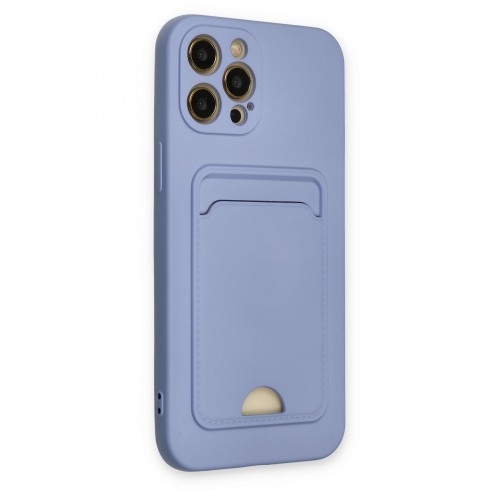 Newface iPhone 12 Pro Max Kılıf Kelvin Kartvizitli Silikon - Lila Newface iPhone 12 Pro Max Kılıf Kelvin Kartvizitli Silikon - Lila