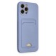 Newface iPhone 12 Pro Max Kılıf Kelvin Kartvizitli Silikon - Lila Newface iPhone 12 Pro Max Kılıf Kelvin Kartvizitli Silikon - Lila