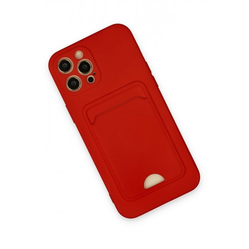 Newface iPhone 12 Pro Max Kılıf Kelvin Kartvizitli Silikon - Kırmızı Newface iPhone 12 Pro Max Kılıf Kelvin Kartvizitli Silikon - Kırmızı