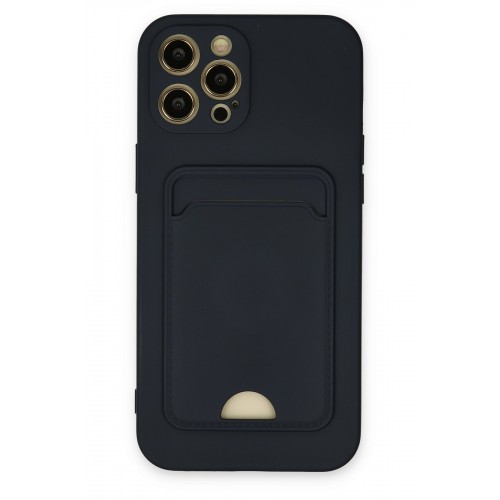 Newface iPhone 12 Pro Max Kılıf Kelvin Kartvizitli Silikon - Lacivert Newface iPhone 12 Pro Max Kılıf Kelvin Kartvizitli Silikon - Lacivert